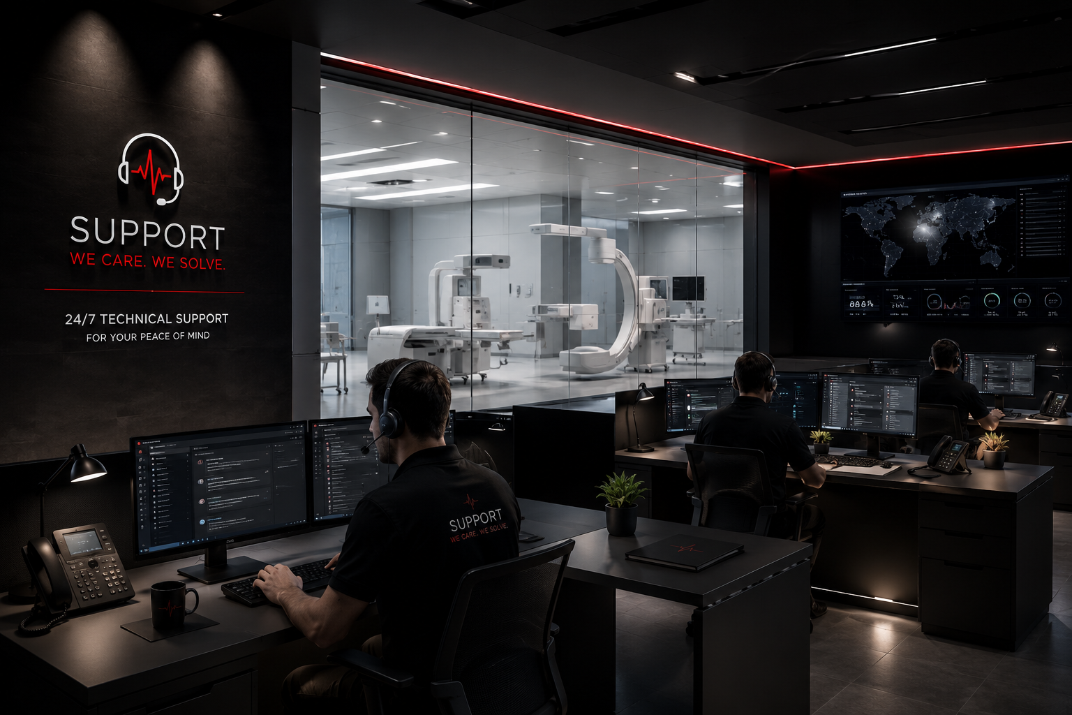Medical equipment technical support